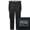 Versace Jeans Couture Cargo Trousers Black In Black