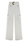 Versace Jeans Couture Cargo Trousers In Multi