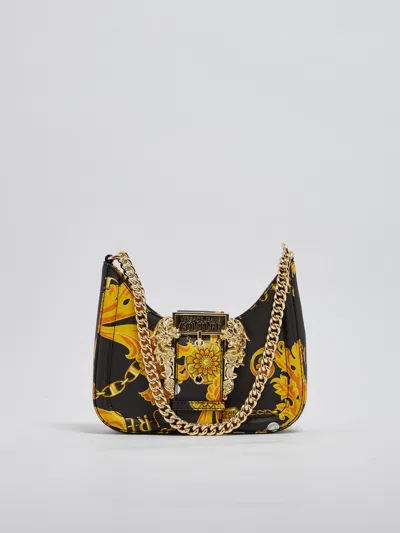 Versace Jeans Couture Range F Couture 01 Sketch 5 Tote In Nero-oro