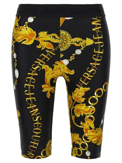 Versace Jeans Couture Chain Couture Leggings Black