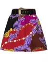 Versace Jeans Couture Chain Couture Miniskirt In Rot
