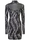 Versace Jeans Couture Dresses In Black