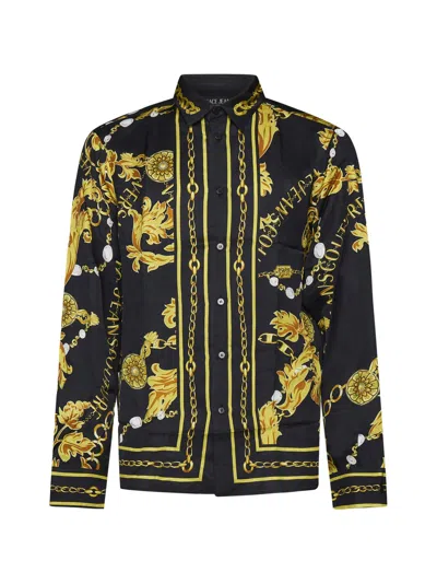 VERSACE JEANS COUTURE CHAIN COUTURE PRINT SHIRT