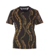 VERSACE JEANS COUTURE VERSACE JEANS COUTURE CHAIN COUTURE PRINTED CREWNECK T