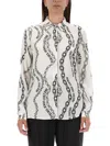 Versace Jeans Couture Elegant Chain Detail Shirt