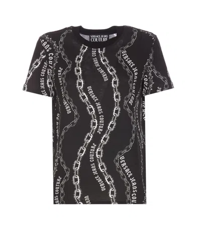 VERSACE JEANS COUTURE CHAIN COUTURE T-SHIRT
