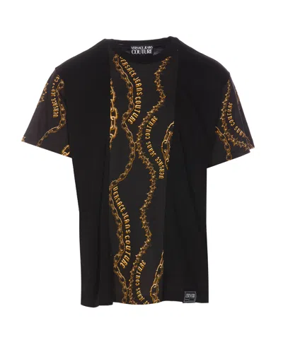 Versace Jeans Couture Chain Couture T-shirt In Black