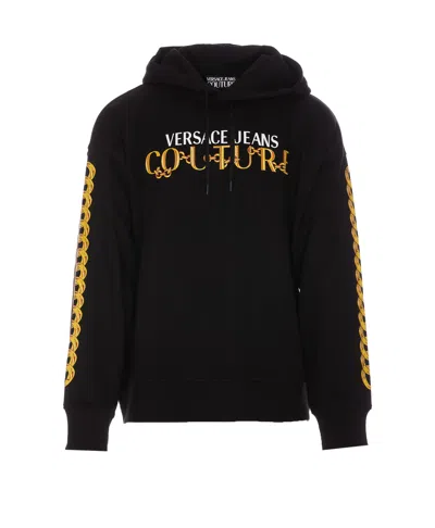 VERSACE JEANS COUTURE CHAIN LOGO HOODIE