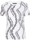 Versace Jeans Couture Woman T-shirt White Size S Cotton In White