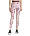 Versace Jeans Couture Watercolor Couture Leggings In Pink