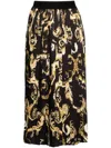 Versace Jeans Couture Chromo Couture Skirt In Black