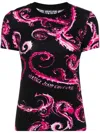 Versace Jeans Couture Chromo Couture T-shirt In Black