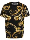 Versace Jeans Couture Black Chromo Couture T-shirt In Schwarz