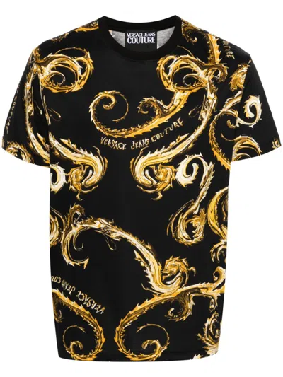 Versace Jeans Couture Black Chromo Couture T-shirt