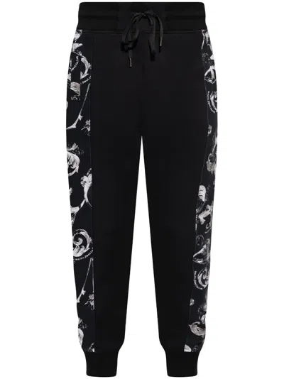 Versace Jeans Couture Chromo Couture Track Pants In Black