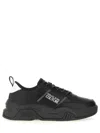 Versace Jeans Couture Men's Sneaker With Logo In Black