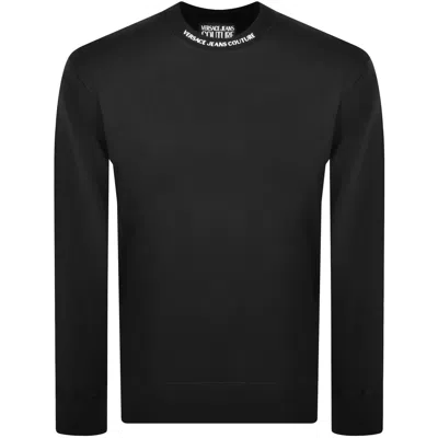 Versace Jeans Couture Collar Sweatshirt Black