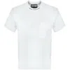 Versace Jeans Couture Collar T Shirt White In White