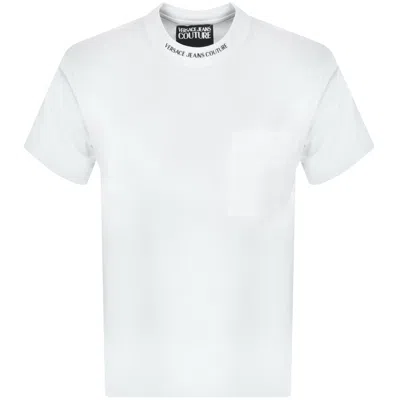 Versace Jeans Couture Collar T Shirt White