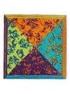 Versace Jeans Couture Colour-block Scarf In Multi