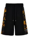 VERSACE JEANS COUTURE CONTRAST BAND BERMUDA SHORTS