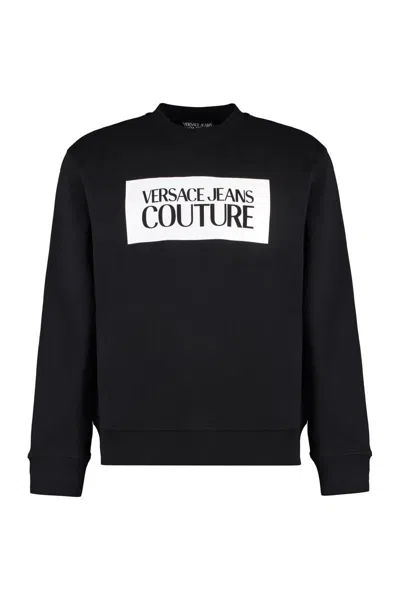 VERSACE JEANS COUTURE VERSACE JEANS COUTURE COTTON CREW-NECK SWEATSHIRT