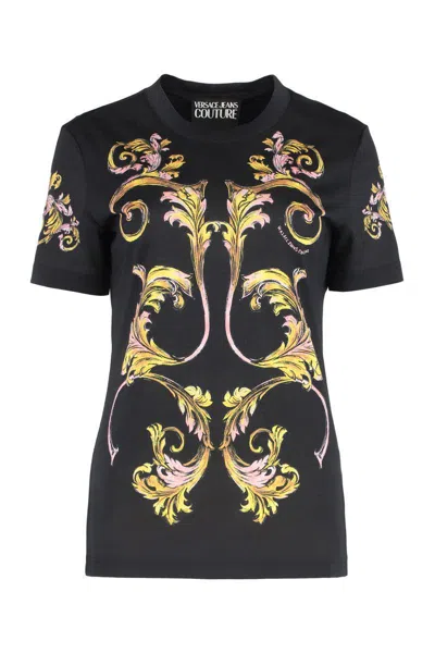 VERSACE JEANS COUTURE VERSACE JEANS COUTURE COTTON CREW-NECK T-SHIRT