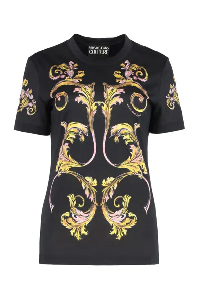 VERSACE JEANS COUTURE VERSACE JEANS COUTURE COTTON CREW-NECK T-SHIRT