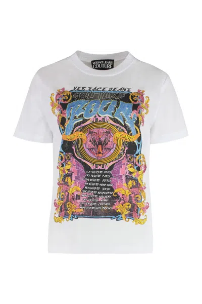 VERSACE JEANS COUTURE VERSACE JEANS COUTURE COTTON CREW-NECK T-SHIRT