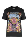Versace Jeans Couture Fitted T-shirt With Graphic Print And Classic Silhouette