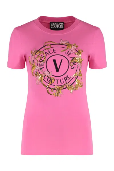 Versace Jeans Couture Cotton Crew-neck T-shirt