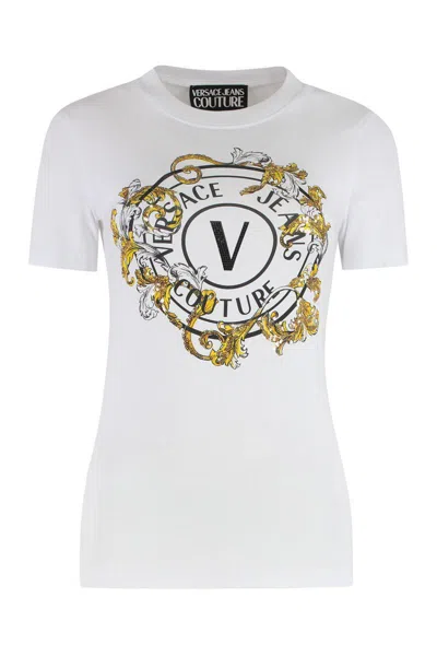 Versace Jeans Couture Cotton Crew-neck T-shirt