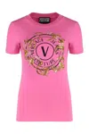 Versace Jeans Couture Cotton Crew-neck T-shirt