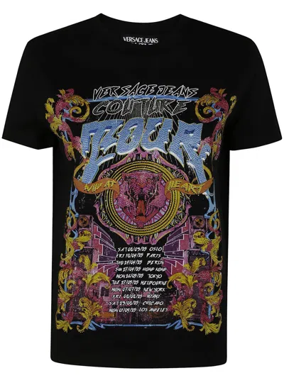 Versace Jeans Couture Cotton Crew-neck T-shirt