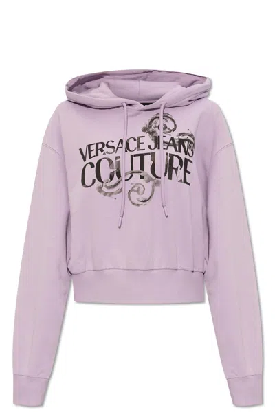 Versace Jeans Couture Sweaters In Purple