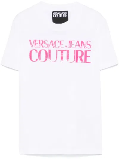 Versace Jeans Couture Cotton-jersey T-shirt In White