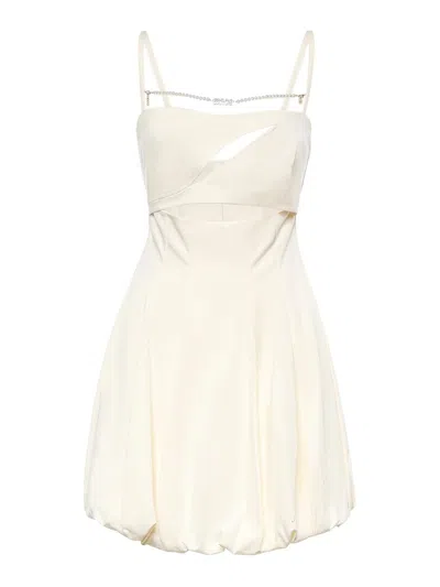 Versace Jeans Couture Cotton Mini Dress In Multi