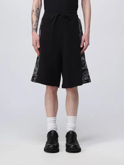 Versace Jeans Couture Cotton Shorts In Black