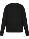 Versace Jeans Couture Sweatshirt With Logo On The Collar In Black