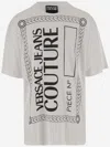 Versace Jeans Couture Logo-print Cotton T-shirt In White
