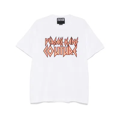 VERSACE JEANS COUTURE COTTON T SHIRTS