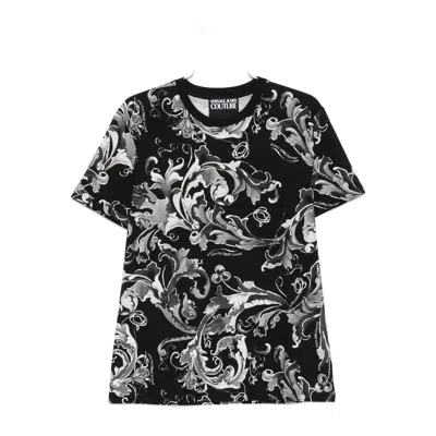 VERSACE JEANS COUTURE COTTON T SHIRTS