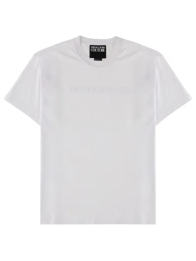 Versace Jeans Couture Cotton T-shirt For Men - Ss26 Collection In Multi