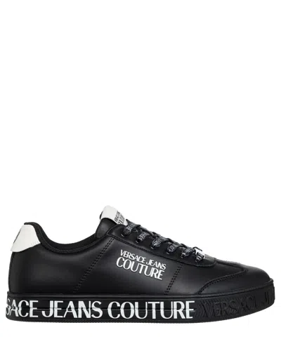 Versace Jeans Couture Logo-print Low-top Sneakers In Multicolor