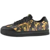 Versace Jeans Baroque-print Sneakers In Black