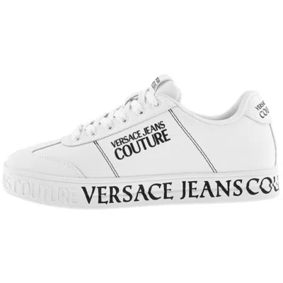 Versace Jeans Couture Court Trainers White
