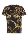 Versace Jeans Couture Black Chromo Couture T-shirt In Black