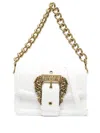 Versace Jeans Couture Couture Logo-plaque Shoulder Bag In White