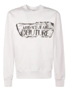 VERSACE JEANS COUTURE COUTURE LOGO RIBBED SWEATSHIRT
