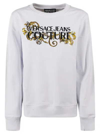 Versace Jeans Couture Couture Logo Sweatshirt In White